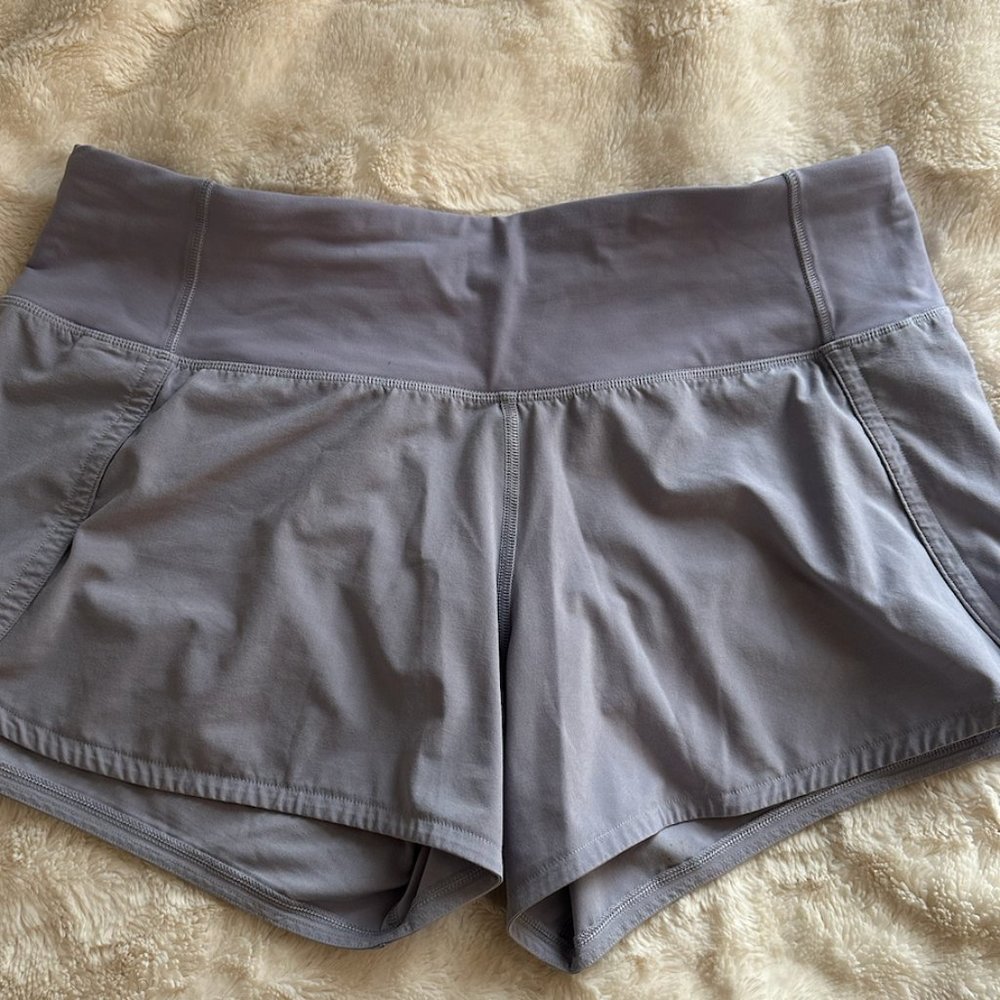 Light Purple Lululemon Shorts (size 6)